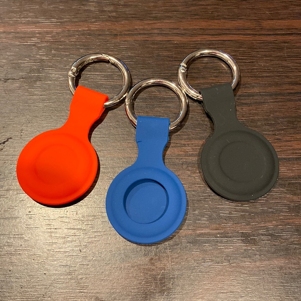 3 Soft Silicone Cases for AirTag Key Finder - Picture 1 of 1